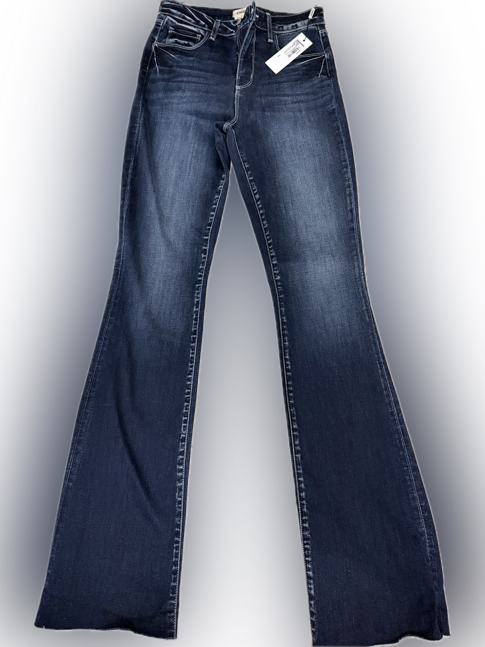 L'AGENCE Selma Sleek denim jeans with a high rise and baby bootcut.